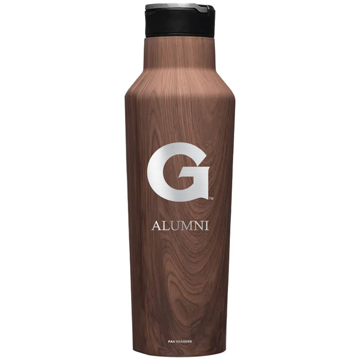 Corkcicle Insulated Canteen Water Bottle with Georgetown Hoyas Alumni Primary Logo