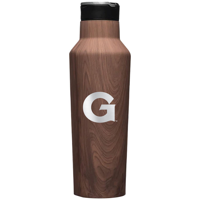 Corkcicle Insulated Canteen Water Bottle with Georgetown Hoyas Primary Logo