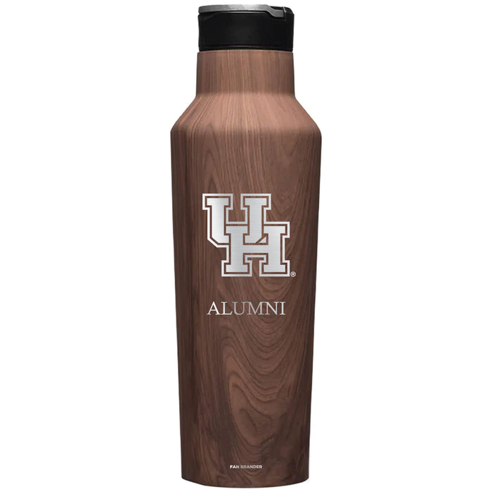 Corkcicle Insulated Canteen Water Bottle with Houston Cougars Mom Primary Logo