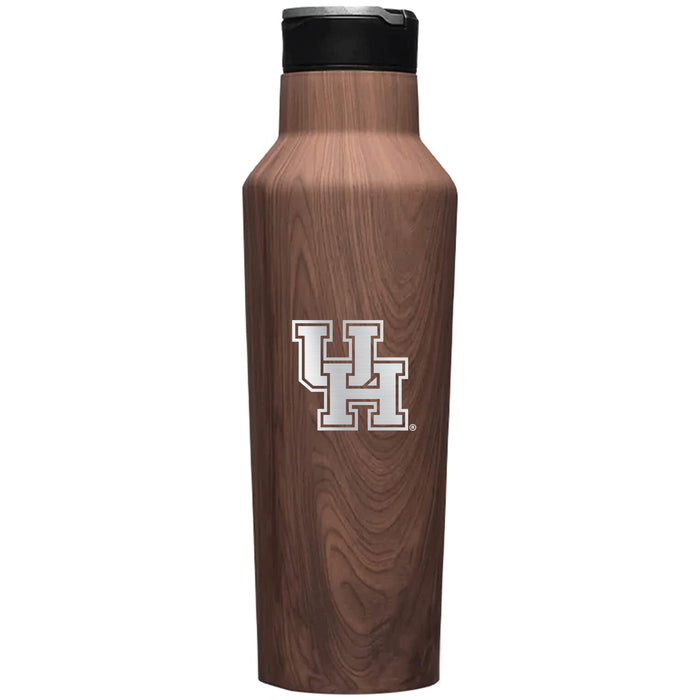 Corkcicle Insulated Sport Canteen Water Bottle with Houston Cougars Primary Logo