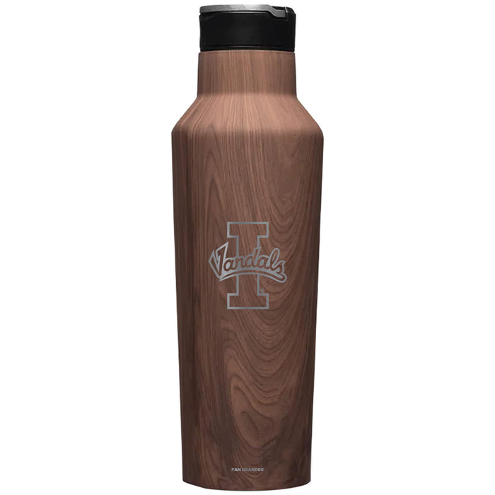 Corkcicle Insulated Canteen Water Bottle with Idaho Vandals Primary Logo