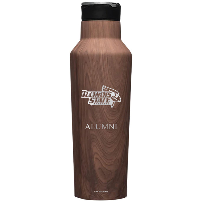 Corkcicle Insulated Canteen Water Bottle with Illinois State Redbirds Alumni Primary Logo
