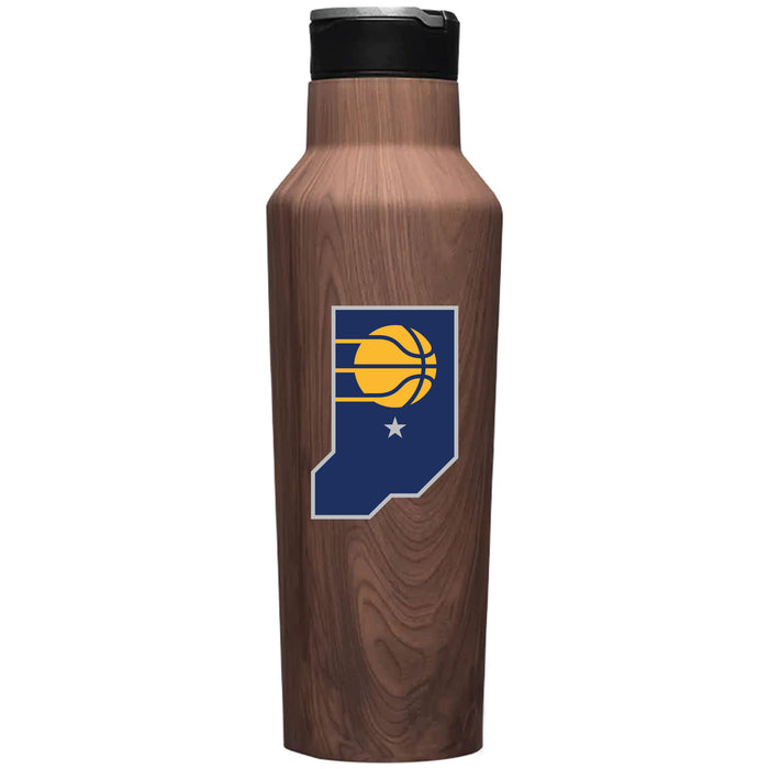 Corkcicle Insulated Canteen Water Bottle with Indiana Pacers Secondary Logo