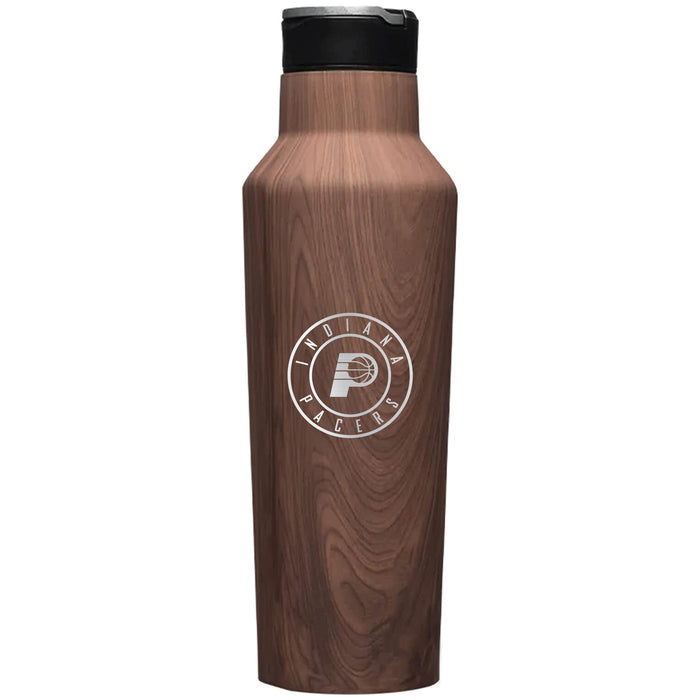 Corkcicle Insulated Canteen Water Bottle with Indiana Pacers Etched Primary Logo