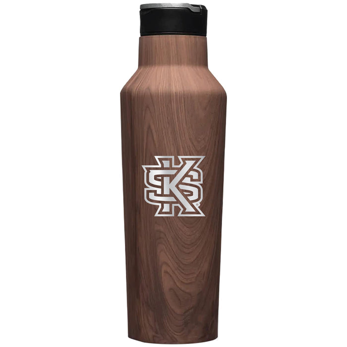 Corkcicle Insulated Sport Canteen Water Bottle with Kennesaw State Owls Primary Logo