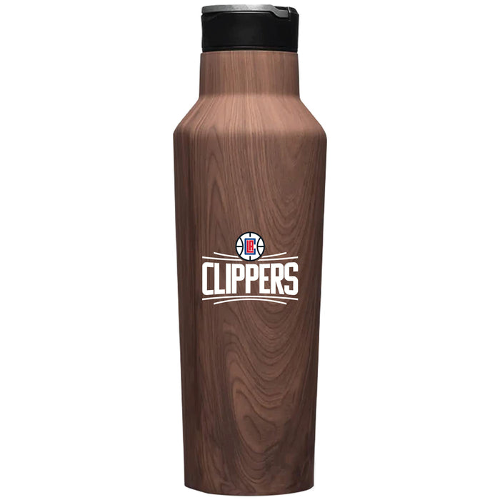 Corkcicle Insulated Canteen Water Bottle with LA Clippers Secondary Logo