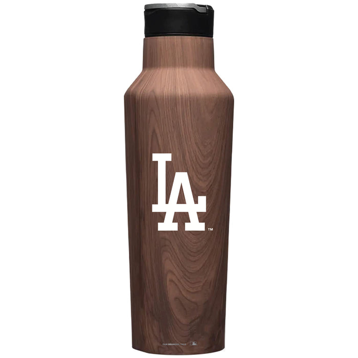 Corkcicle Insulated Canteen Water Bottle with Los Angeles Dodgers Primary Logo
