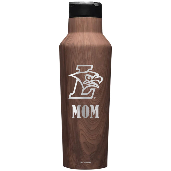 Corkcicle Insulated Canteen Water Bottle with Lehigh Mountain Hawks Mom Primary Logo