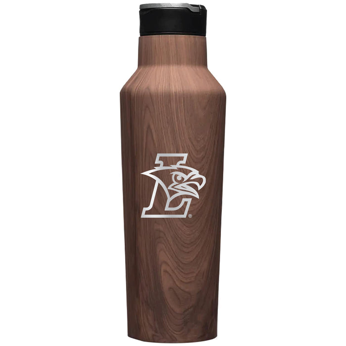 Corkcicle Insulated Sport Canteen Water Bottle with Lehigh Mountain Hawks Primary Logo