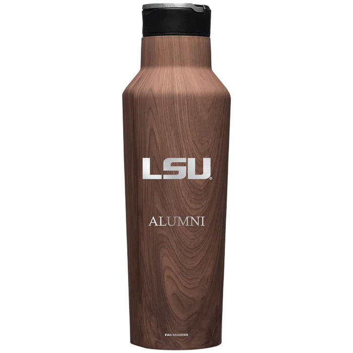 Corkcicle Insulated Canteen Water Bottle with LSU Tigers Alumni Primary Logo