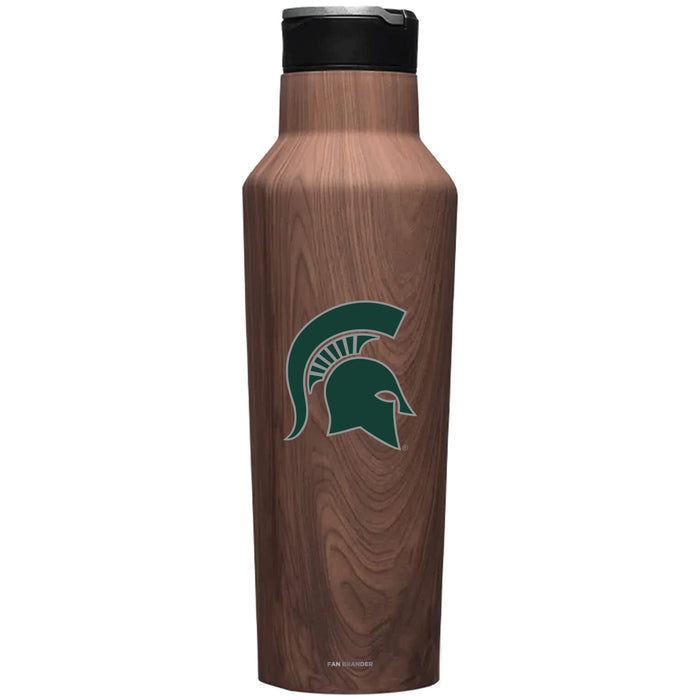 Corkcicle Insulated Canteen Water Bottle with Michigan State Spartans Primary Logo