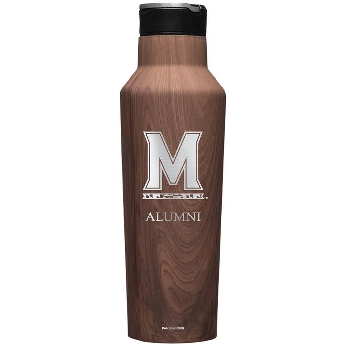 Corkcicle Insulated Canteen Water Bottle with Maryland Terrapins Alumni Primary Logo