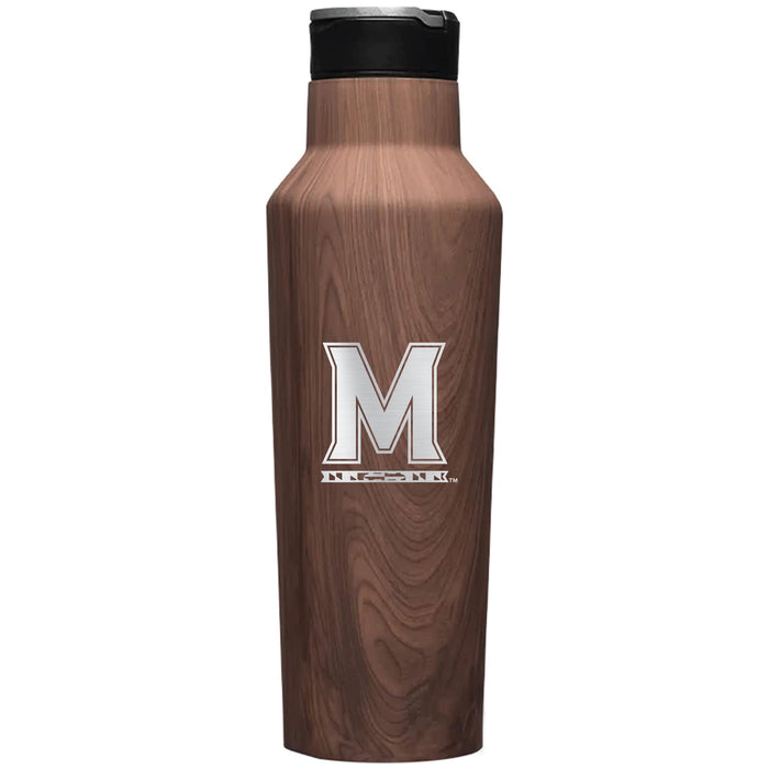 Corkcicle Insulated Sport Canteen Water Bottle with Maryland Terrapins Primary Logo
