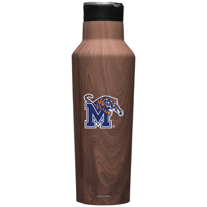 Corkcicle Insulated Canteen Water Bottle with Memphis Tigers Primary Logo