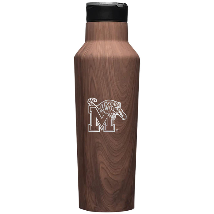 Corkcicle Insulated Sport Canteen Water Bottle with Memphis Tigers Primary Logo