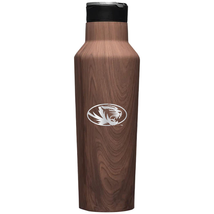 Corkcicle Insulated Sport Canteen Water Bottle with Missouri Tigers Primary Logo