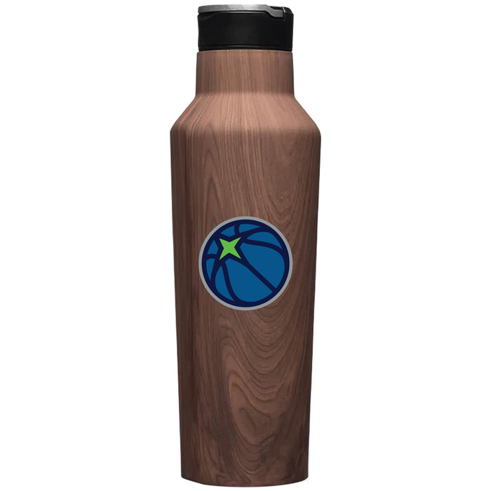 Corkcicle Insulated Canteen Water Bottle with Minnesota Timberwolves Secondary Logo