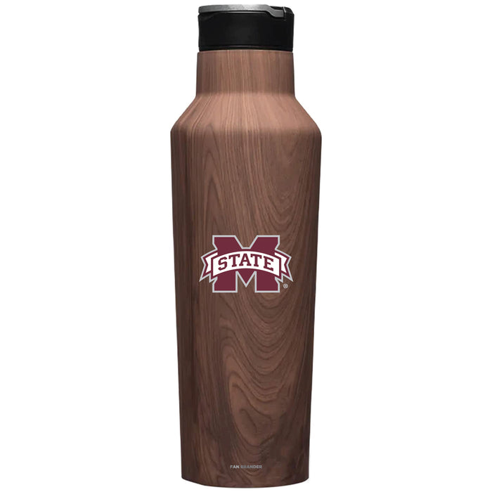 Corkcicle Insulated Canteen Water Bottle with Mississippi State Bulldogs Primary Logo