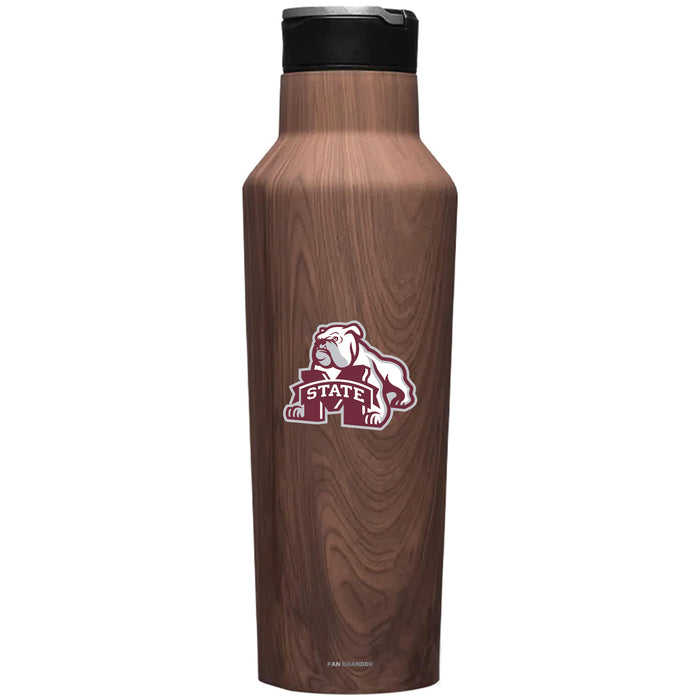 Corkcicle Insulated Canteen Water Bottle with Mississippi State Bulldogs Secondary Logo