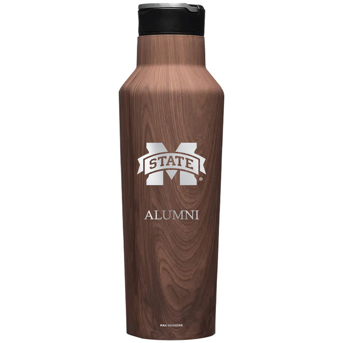 Corkcicle Insulated Canteen Water Bottle with Mississippi State Bulldogs Alumni Primary Logo