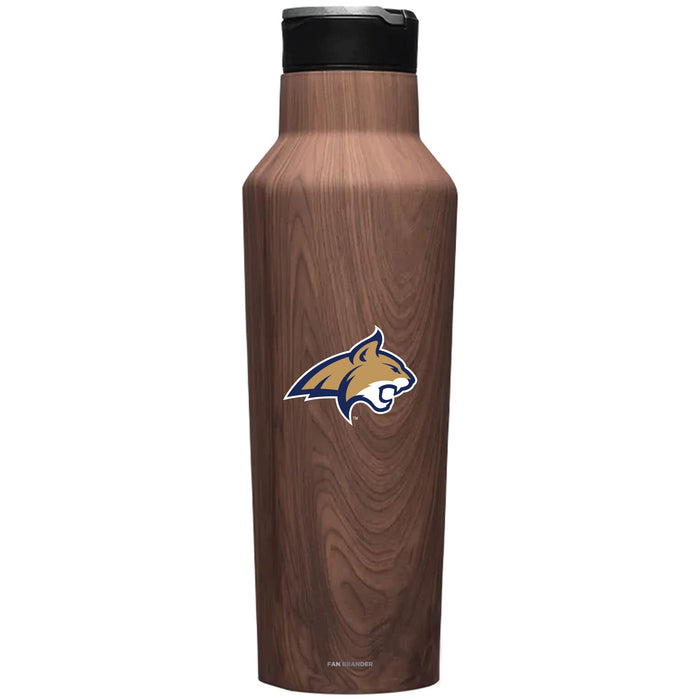 Corkcicle Insulated Canteen Water Bottle with Montana State Bobcats Primary Logo