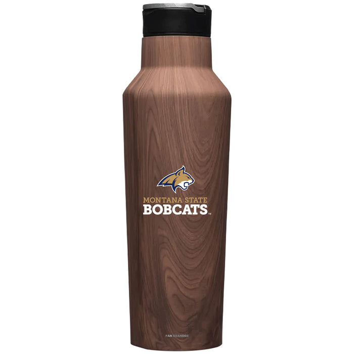 Corkcicle Insulated Canteen Water Bottle with Montana State Bobcats Secondary Logo