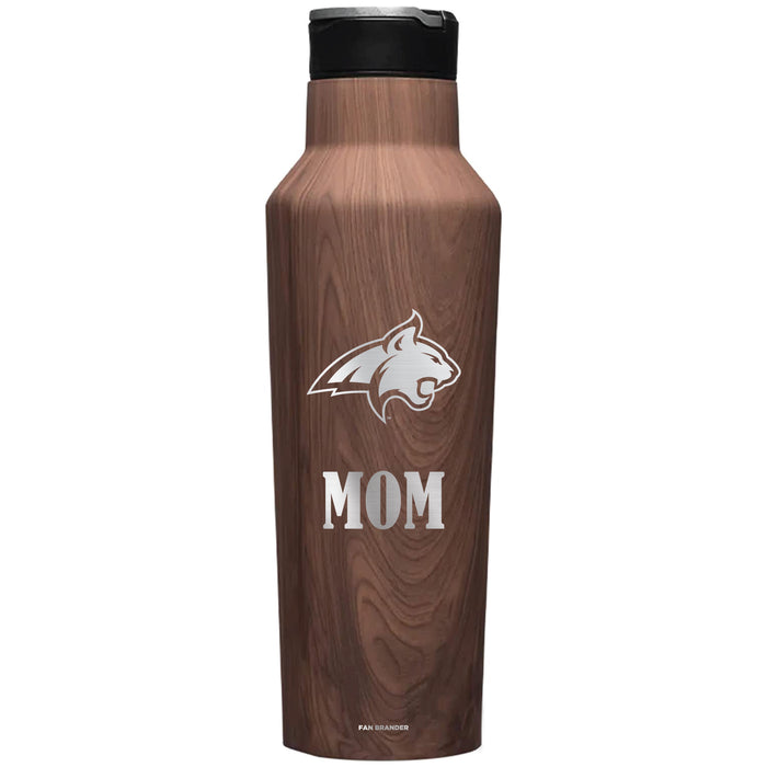 Corkcicle Insulated Canteen Water Bottle with Montana State Bobcats Mom Primary Logo