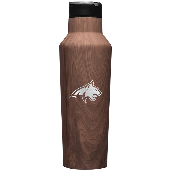 Corkcicle Insulated Sport Canteen Water Bottle with Montana State Bobcats Primary Logo