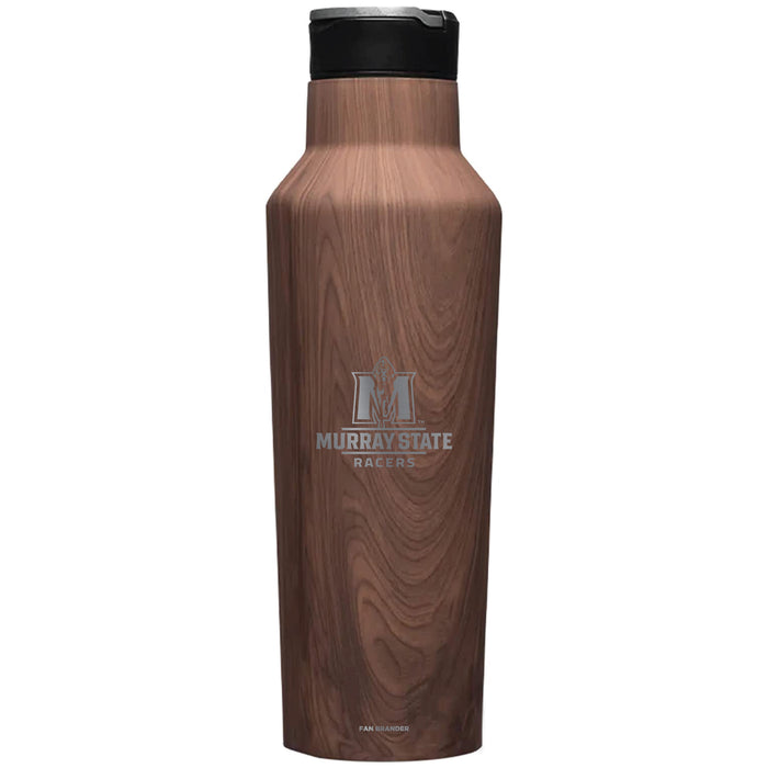 Corkcicle Insulated Canteen Water Bottle with Murray State Racers Primary Logo