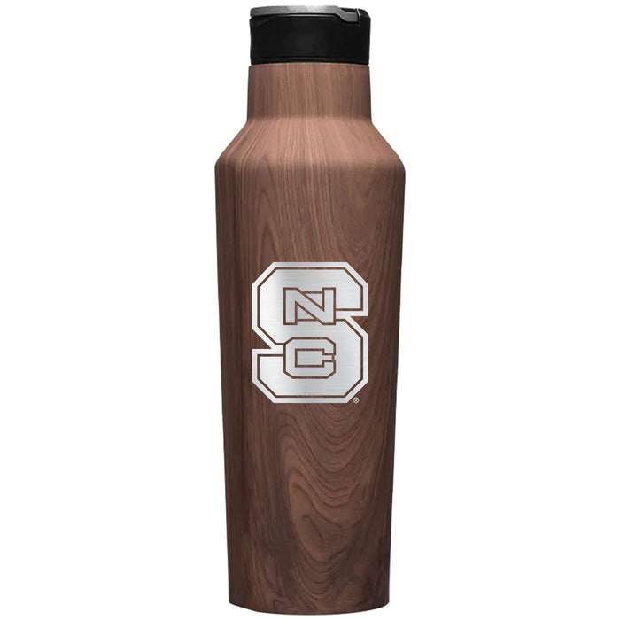 Corkcicle Insulated Sport Canteen Water Bottle with NC State Wolfpack Primary Logo