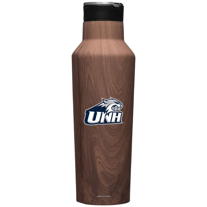Corkcicle Insulated Canteen Water Bottle with New Hampshire Wildcats Primary Logo