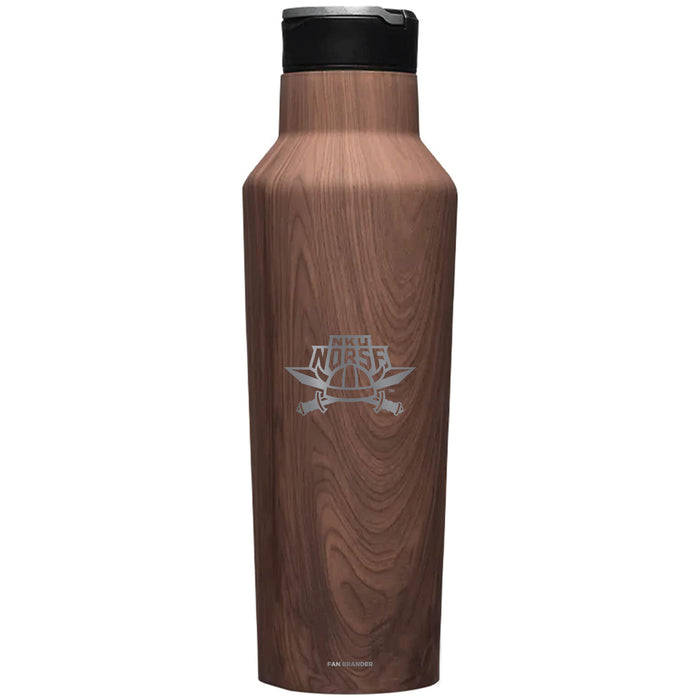 Corkcicle Insulated Canteen Water Bottle with Northern Kentucky University Norse Primary Logo