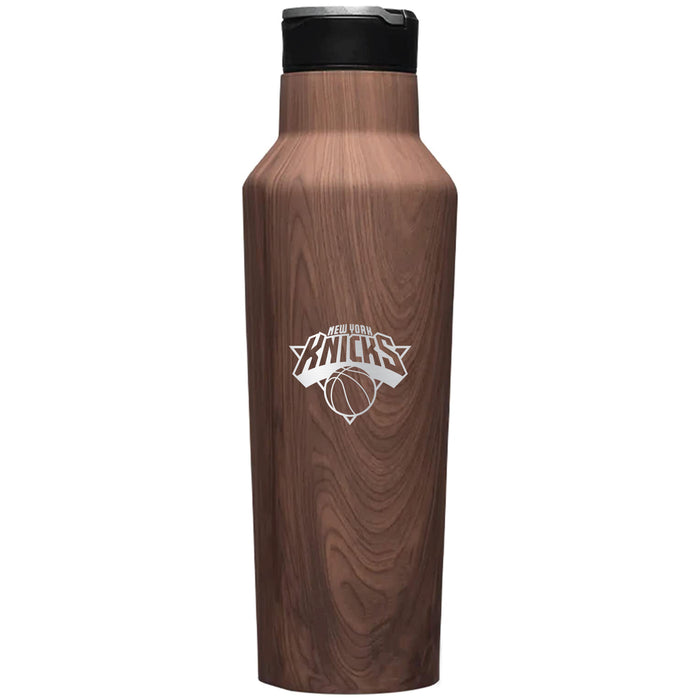 Corkcicle Insulated Canteen Water Bottle with New York Knicks Etched Primary Logo