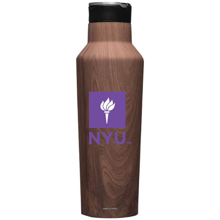 Corkcicle Insulated Canteen Water Bottle with NYU Primary Logo