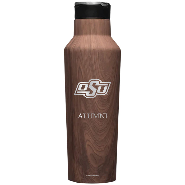 Corkcicle Insulated Canteen Water Bottle with Oklahoma State Cowboys Alumni Primary Logo