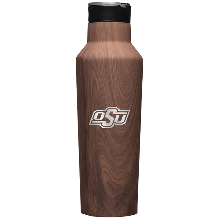 Corkcicle Insulated Sport Canteen Water Bottle with Oklahoma State Cowboys Primary Logo