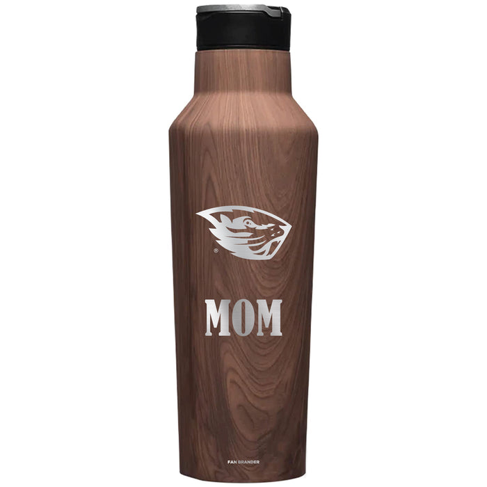 Corkcicle Insulated Canteen Water Bottle with Oregon State Beavers Mom Primary Logo