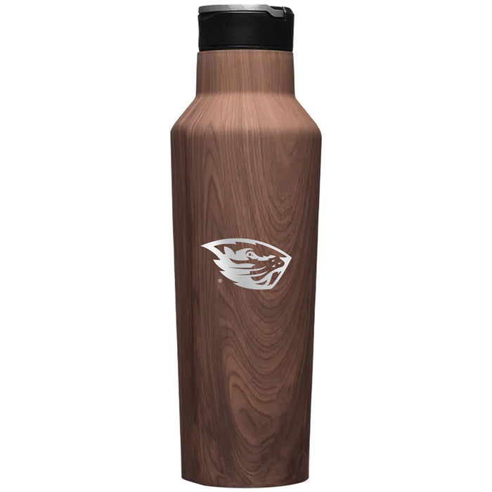 Corkcicle Insulated Sport Canteen Water Bottle with Oregon State Beavers Primary Logo