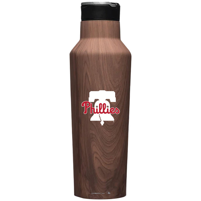 Corkcicle Insulated Canteen Water Bottle with Philadelphia Phillies Primary Logo