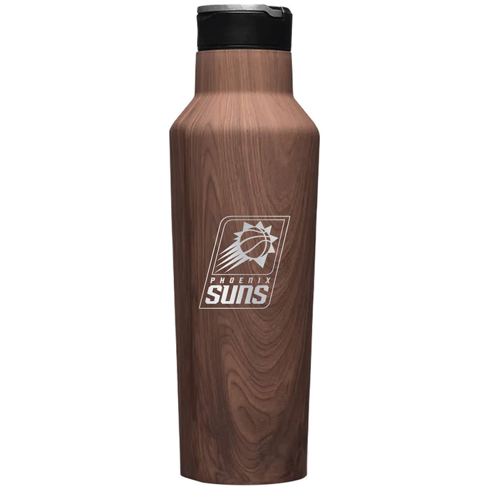 Corkcicle Insulated Canteen Water Bottle with Phoenix Suns Etched Primary Logo