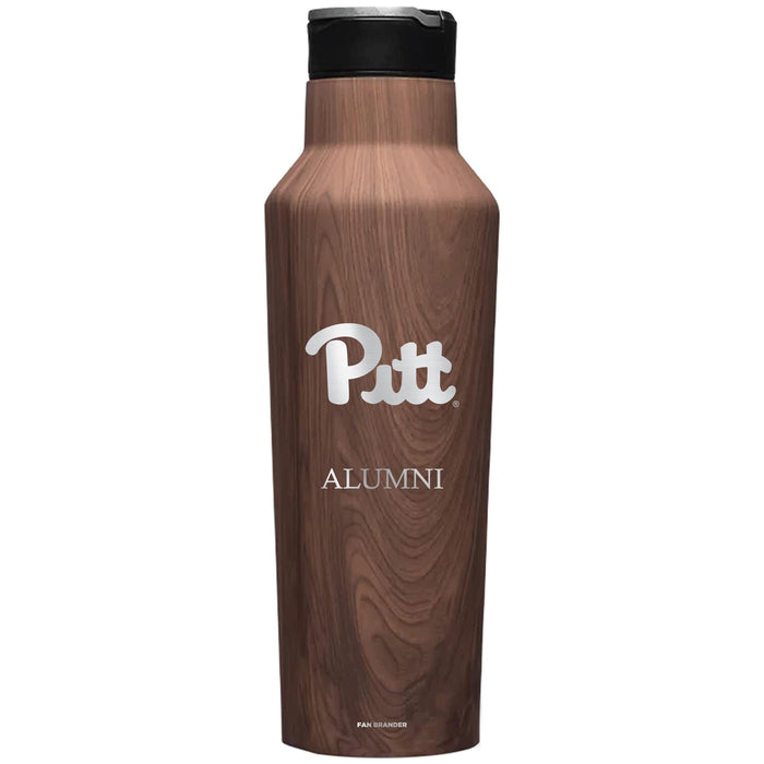 Corkcicle Insulated Canteen Water Bottle with Pittsburgh Panthers Mom Primary Logo