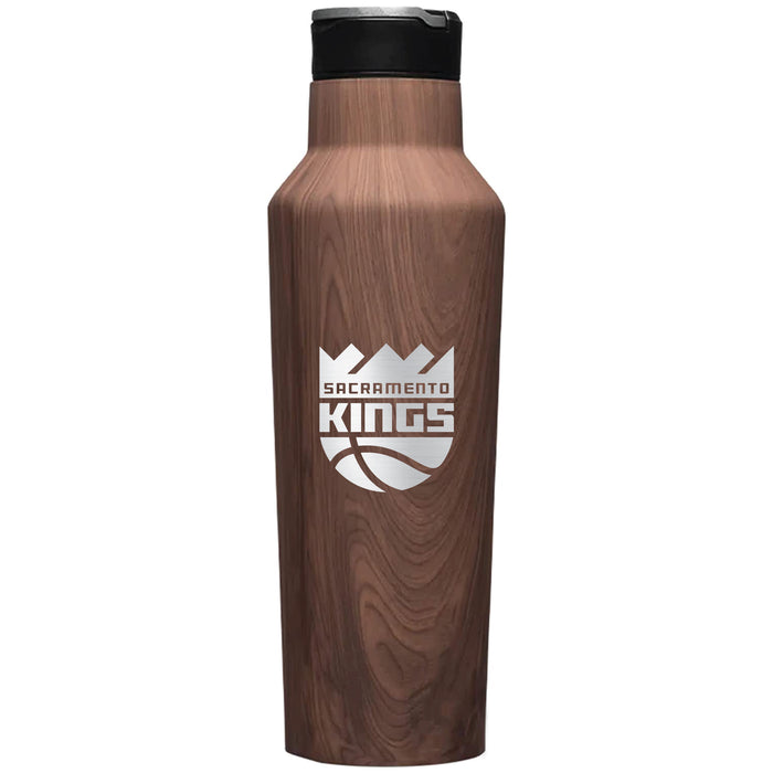Corkcicle Insulated Canteen Water Bottle with Sacramento Kings Etched Primary Logo