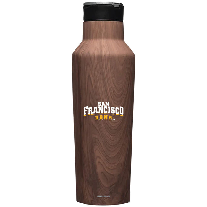 Corkcicle Insulated Canteen Water Bottle with San Francisco Dons Primary Logo