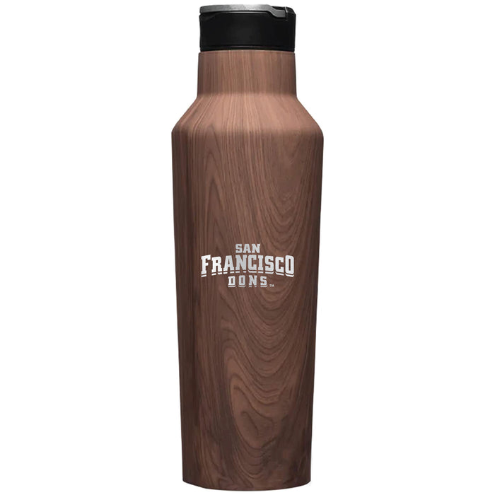 Corkcicle Insulated Sport Canteen Water Bottle with San Francisco Dons Primary Logo