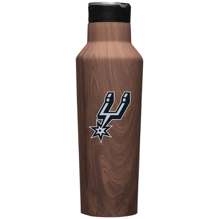 Corkcicle Insulated Canteen Water Bottle with San Antonio Spurs Primary Logo