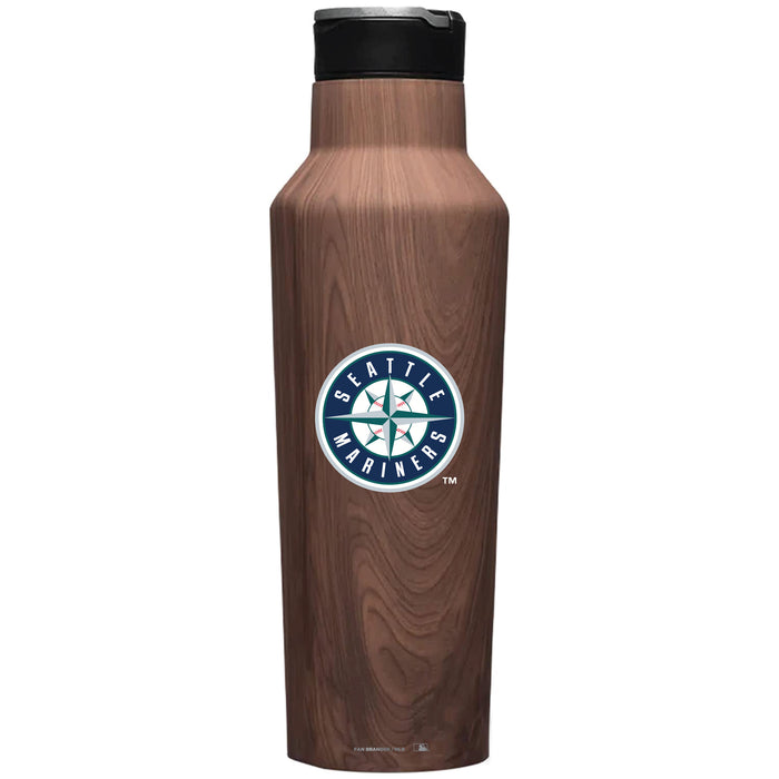 Corkcicle Insulated Canteen Water Bottle with Seattle Mariners Primary Logo