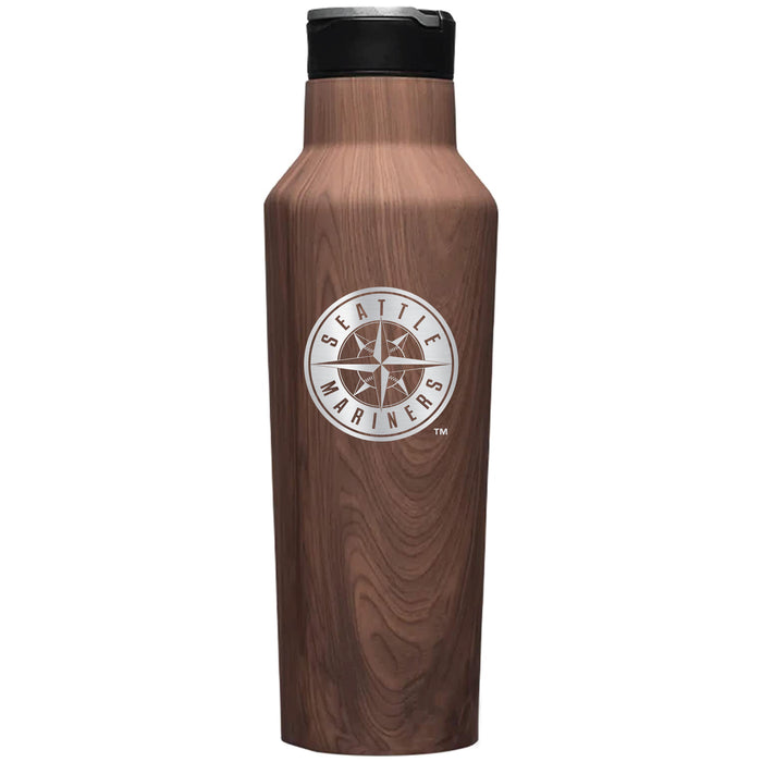Corkcicle Insulated Canteen Water Bottle with Seattle Mariners Primary Logo