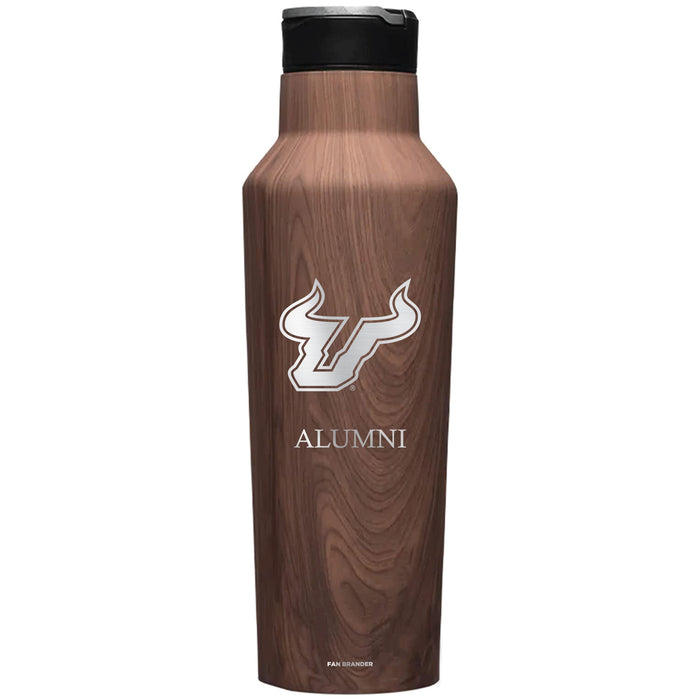 Corkcicle Insulated Canteen Water Bottle with South Florida Bulls Mom Primary Logo