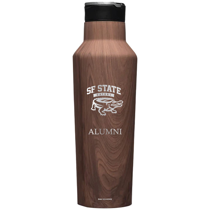 Corkcicle Insulated Canteen Water Bottle with San Francisco State U Gators Mom Primary Logo