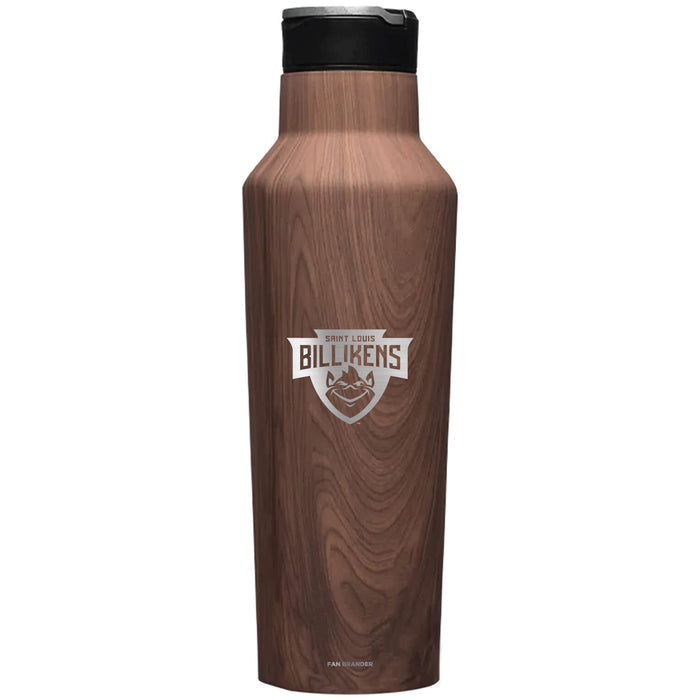Corkcicle Insulated Canteen Water Bottle with Saint Louis Billikens Primary Logo